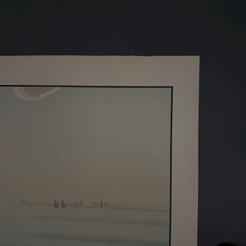 Lithographie par Henri Rivière Les Aspects de la Nature - La Mer A5602