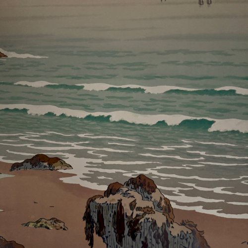 Lithographie par Henri Rivière Les Aspects de la Nature - La Mer A5812