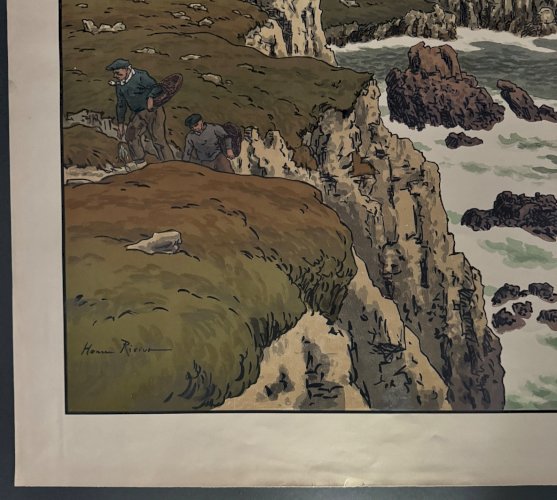 Lithographie par Henri Rivière Les Aspects de la Nature - Le Cap A5480