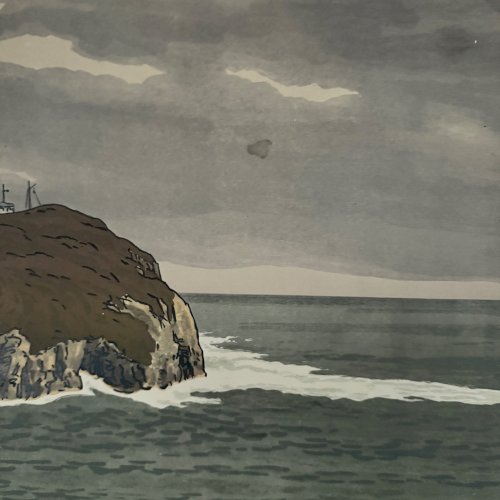 Lithographie par Henri Rivière Les Aspects de la Nature - Le Cap A5480