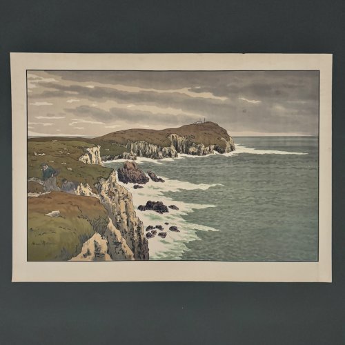 Lithographie par Henri Rivière Les Aspects de la Nature - Le Cap A5480