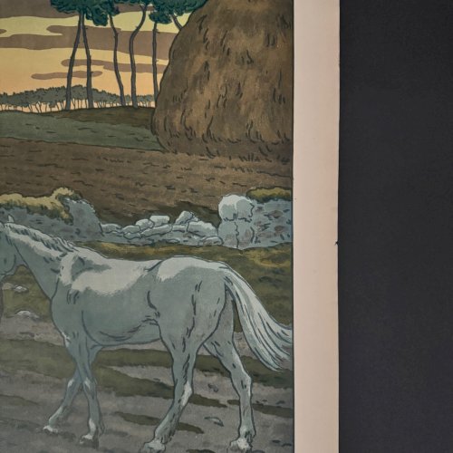 Lithographie par Henri Rivière Les Aspects de la Nature - Le Crépuscule A5675