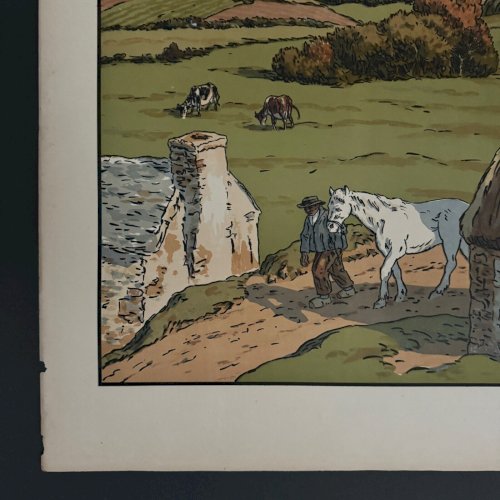 Lithographie par Henri Rivière Les Aspects de la Nature - Le Vallon A5518