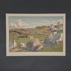 Lithographie par Henri Rivière Les Aspects de la Nature - Le Vallon A5668
