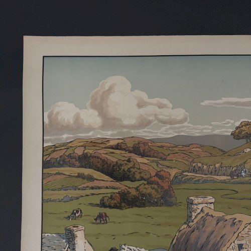 Lithographie par Henri Rivière Les Aspects de la Nature - Le Vallon A5668