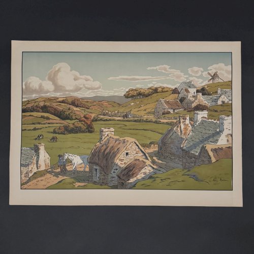 Lithographie par Henri Rivière Les Aspects de la Nature - Le Vallon A5668
