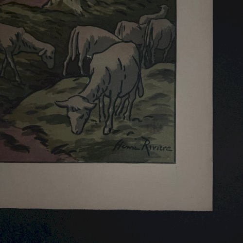 Lithographie par Henri Rivière Les Aspects de la Nature - Soir d'Été A5601