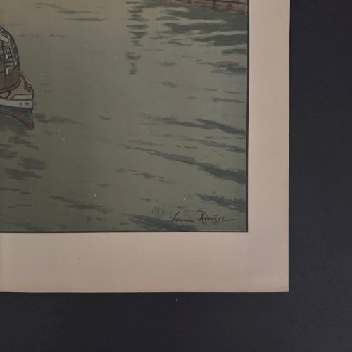 Lithographie par Henri Rivière Paysages Parisiens - Le Trocadéro A5822