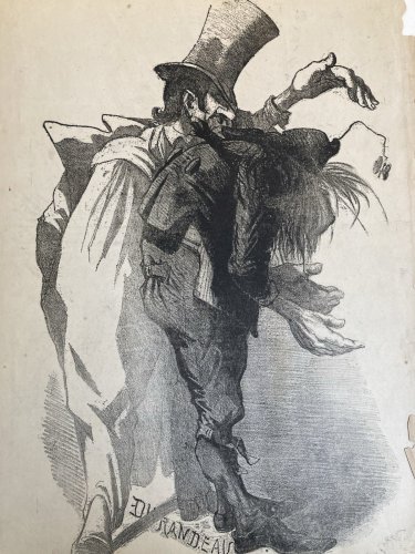 Lithographie Portrait Durandeau 1930 À Identifier Litho Alexandre ? Estampe Art