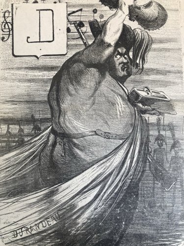 Lithographie Portrait Durandeau 1930 À Identifier Litho Joseph Darcier Estampe