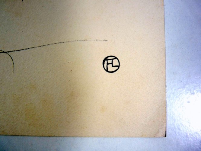 Lithographie portrait d'Yvette GUILBERT signée H. Toulouse Lautrec D 32x22,5 cm