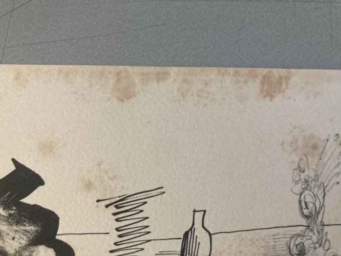 Lithographie Saul Steinberg ￼ Illustration, Presse Art 1966 Ancien