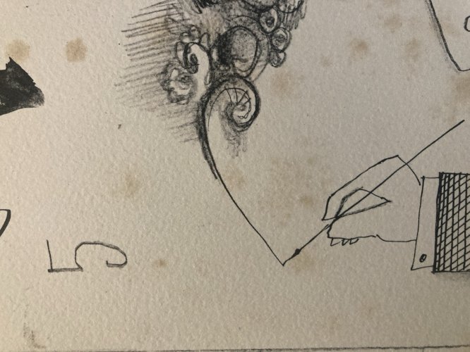 Lithographie Saul Steinberg ￼ Illustration, Presse Art 1966 Ancien