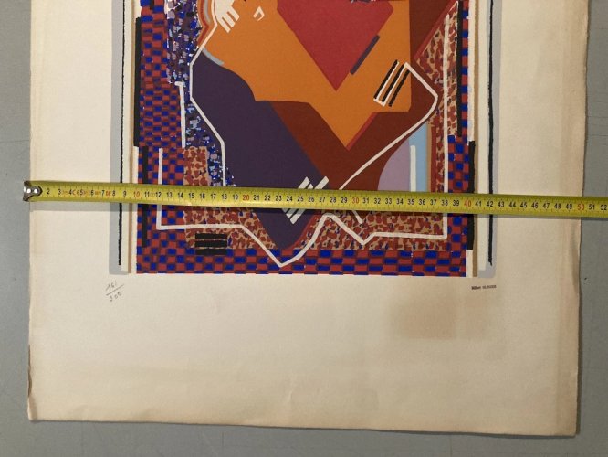 Lithographie  Signé Tampon Albert Gleizes Composition Cubiste Cubisme Art