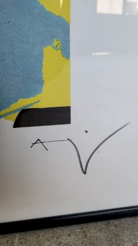 LITHOGRAPHIE SIGNEE AV 415/750