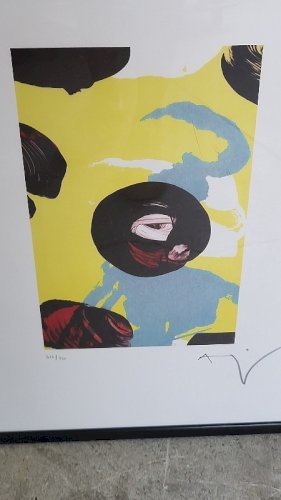 LITHOGRAPHIE SIGNEE AV 415/750