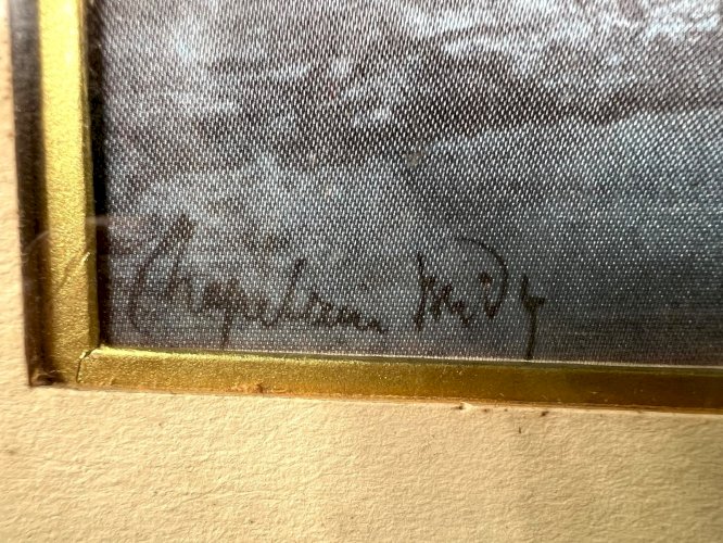 Lithographie signée Magdalena Mikolajczyk – Surréalisme – la chrysalide