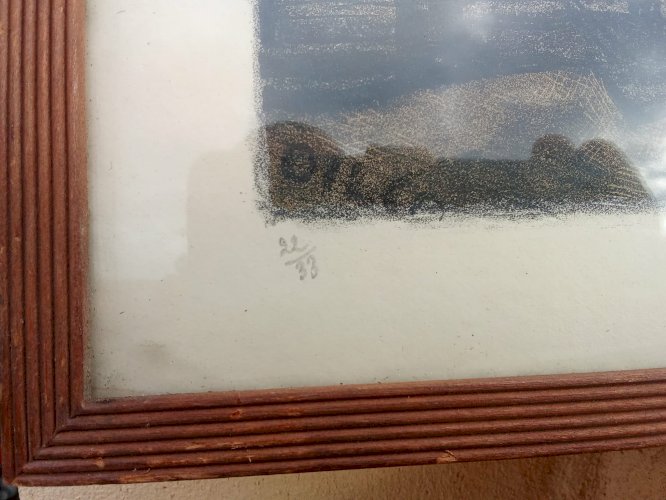 Lithographie tirage 33 exemplaire 