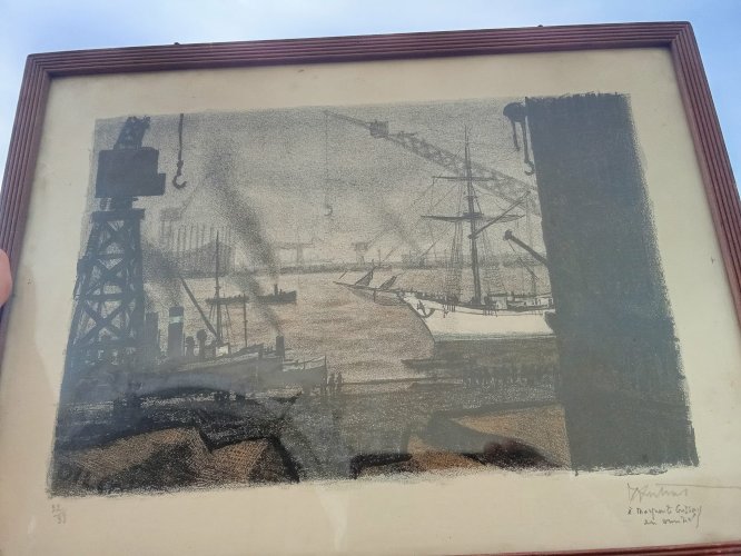 Lithographie tirage 33 exemplaire 