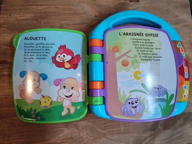 Livre interactif comptine en bon etat