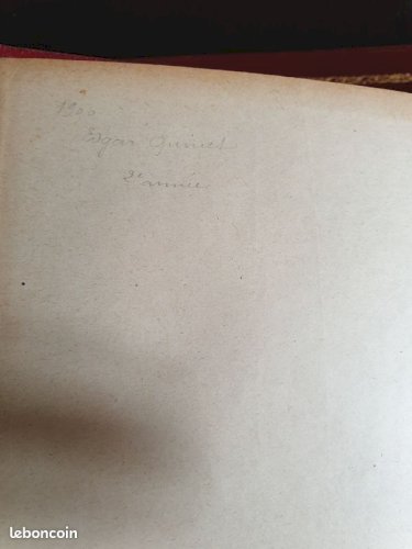 Livre relié Le dix-huitième siècle de Henri Martin édition 1890