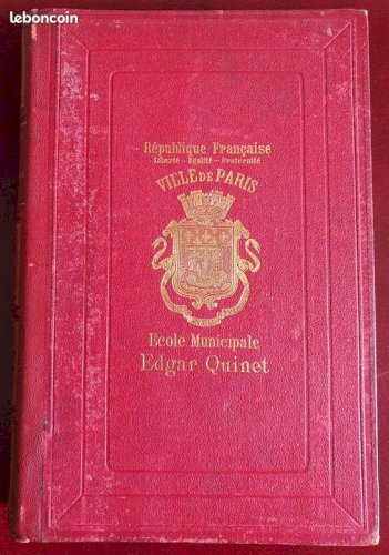 Livre relié Le dix-huitième siècle de Henri Martin édition 1890