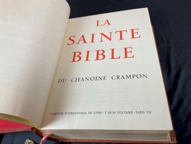 Livre Religieux, La Sainte Bible Du Chanoine Crampon