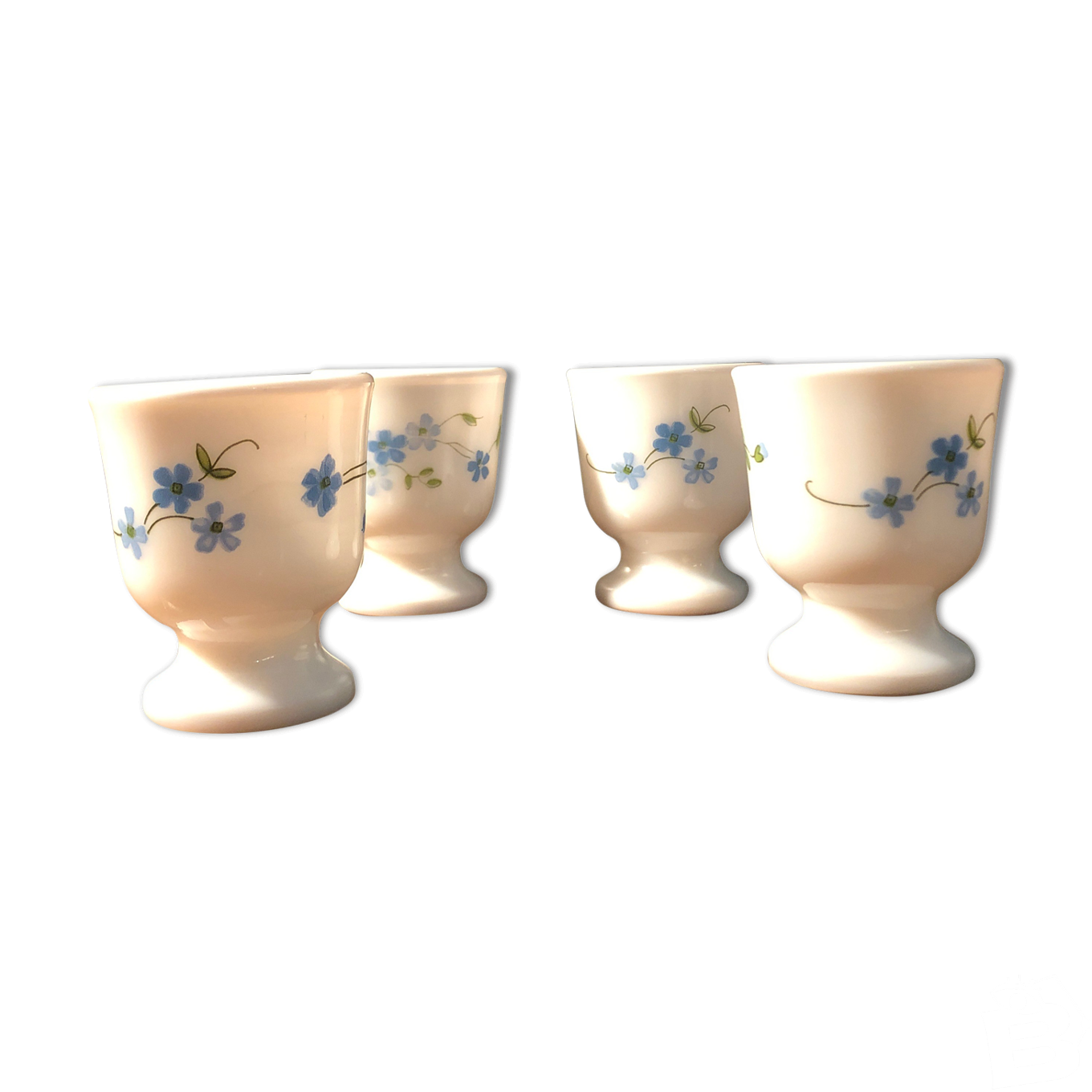 Lot de 6 Coquetiers en Porcelaine L 135 mm l 100 mm Was Germany