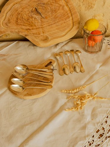 Loïs, le lot de 12 cuillères à café en argent N°438