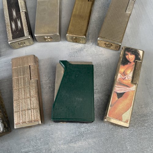Lot 12 briquet ancien à restaurer Sopak Sunex Star Zilon Lynx Tiger Kingstar etc