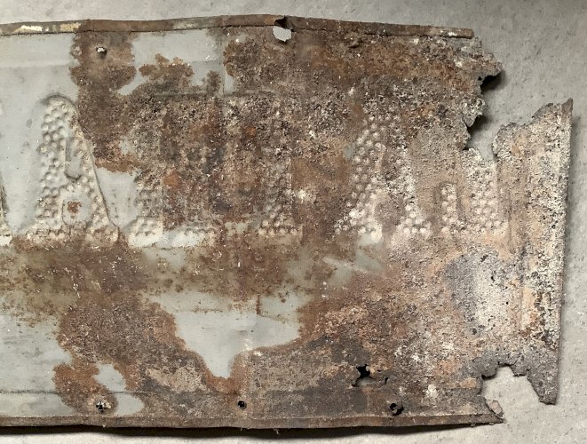 Lot 2 anciennes plaques émaillées - La France de Bordeaux et du Sud-Ouest