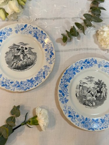 Lot 2 assiettes parlantes Niederweiler