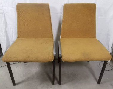 Lot 2 CHAISES ALIBERT Mobilier Vintage A