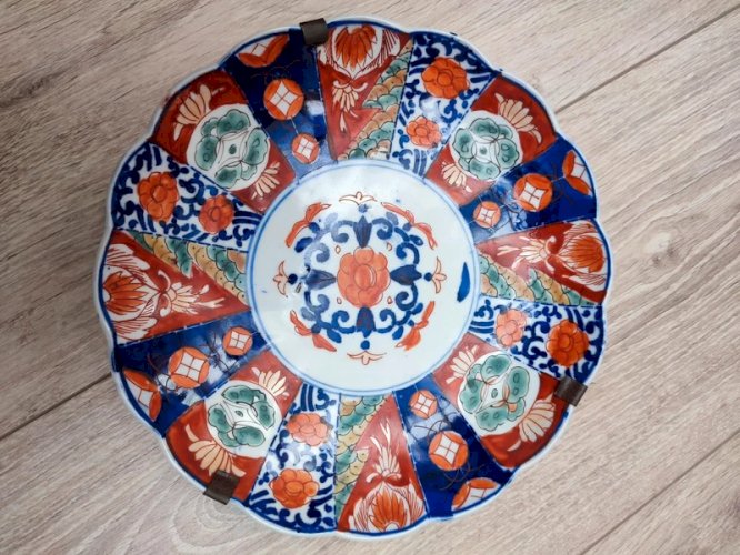 lot 3 Ancienne assiettes asiatique Japonaise datant de la fin du19eme milieu 20 eme