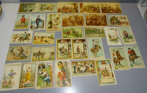- LOT 30 ADVERTISING CARDS CHOCOLATE POULAIN FROM GUYENNE DUROYON & RAMETTE VARIOUS D