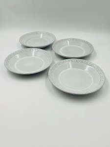 Lot of 4 Céramano Epsilon Deep Plates by Karl Leutner