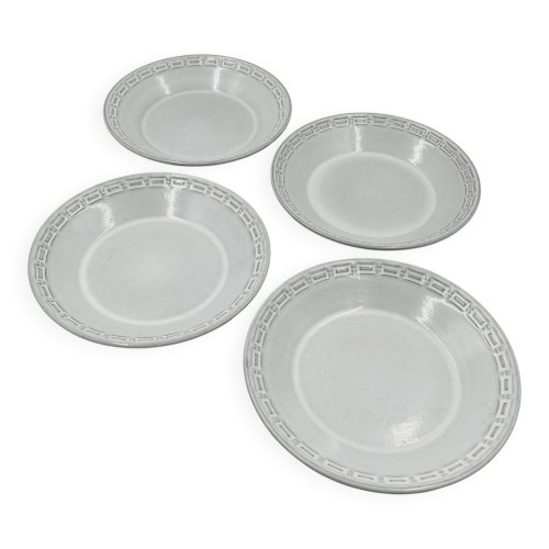 Lot 4 Assiettes Creuses Céramano Epsilon Karl Leutner