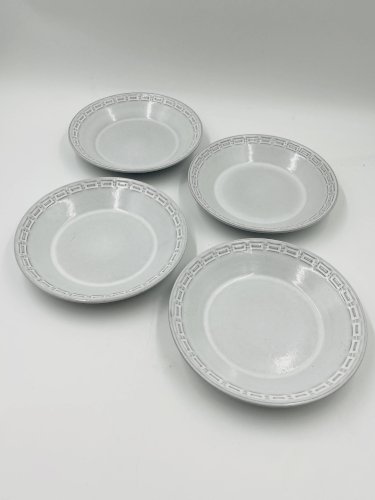 Lot 4 Assiettes Creuses Céramano Epsilon Karl Leutner