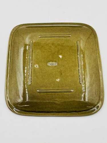Lot 5 assiettes carrées töreboda keramik christer heijl