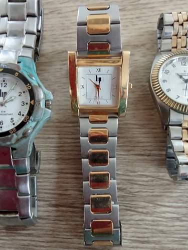 Lot 6 Ancienne Montre Accessoire Collection Lip LIP Old Watch