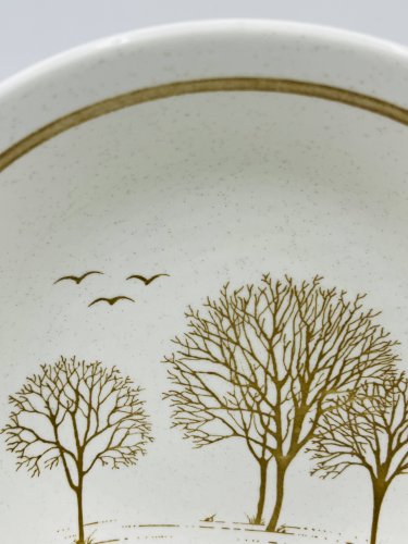 Lot 6 Assiettes Creuses Churchill Homespun Trees