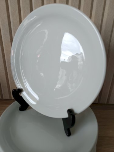 ?️ Lot 6 assiettes porcelaine blanche Pillivuyt France • K823 • ⌀20cm • parfait état