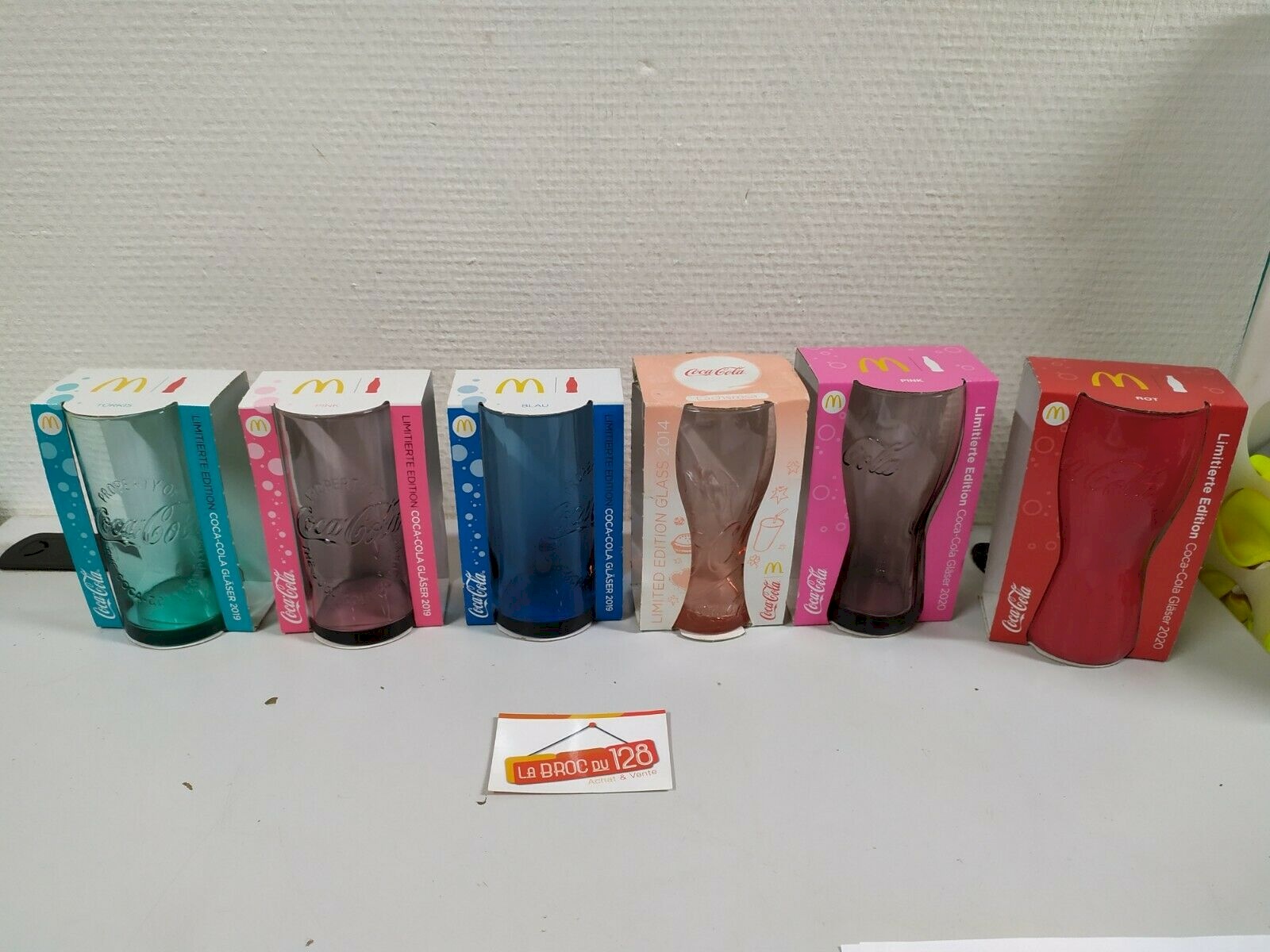 Lot 6 Verre Coca Cola Mac Donalds Edition Limit e Allemagne Mcdo 100 lot-6-verre-coca-cola-mac-donalds-edition-limit-e-allemagne-mcdo-100