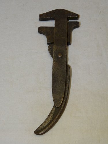 -LOT  7 CLES A MOLETTE CLES ANGLAISES DONT VERJOUX SUB SAM etc... OUTIL ANCIEN D