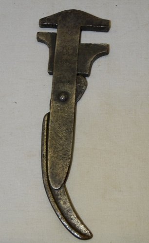 -LOT  7 CLES A MOLETTE CLES ANGLAISES DONT VERJOUX SUB SAM etc... OUTIL ANCIEN D