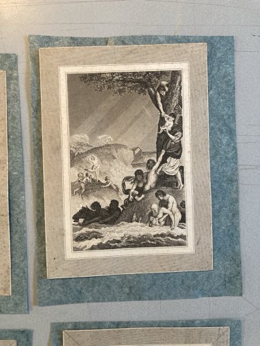 Lot 9 Engraving Gravure Tour De Babel XVIIIE XIXe Ancien Etching A Identifier