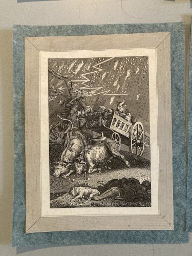 Lot 9 Engraving Gravure Tour De Babel XVIIIE XIXe Ancien Etching A Identifier