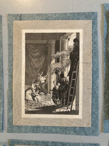 Lot 9 Engraving Gravure Tour De Babel XVIIIE XIXe Ancien Etching A Identifier