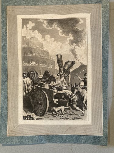Lot 9 Engraving Gravure Tour De Babel XVIIIE XIXe Ancien Etching A Identifier