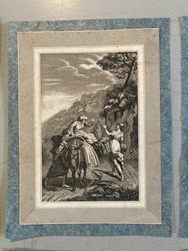 Lot 9 Engraving Gravure Tour De Babel XVIIIE XIXe Ancien Etching A Identifier